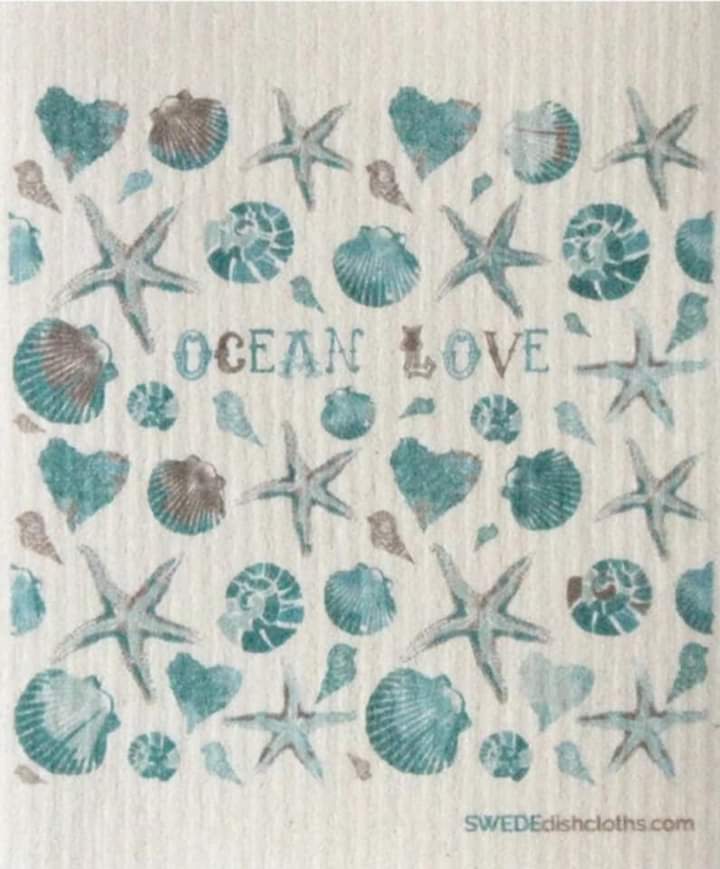 Ocean Love SWEDEdishcloth